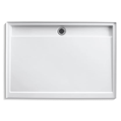 Groove 60" x 42" Acrylic Shower Receptor with Back Drain