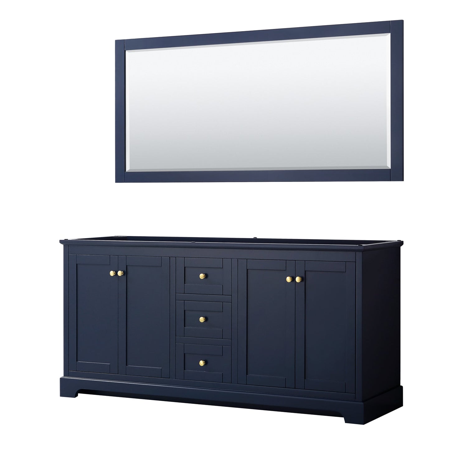 Avery Double Bathroom Vanity - 71W x 34.25H x 21.75D