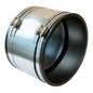 Shielded Transition Coupling, 12 in, PVC/Stainless Steel