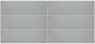 Stencil Grey Rectangle, Half Moon 4X12 Matte