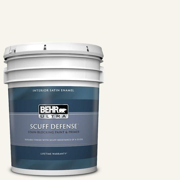 Behr Pro 5gal Ultra Pure White Extra Durable Satin Enamel Interior Paint & Primer