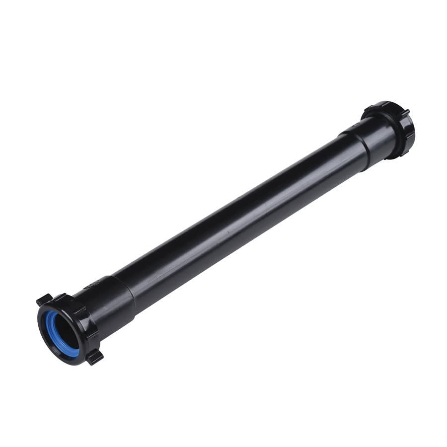 Tubular Extension, 1-1/2 in, Slip Joint, Black
