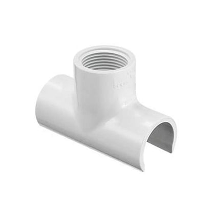 Clamp-On Pipe Saddle, 1 in, 1 in FNPT