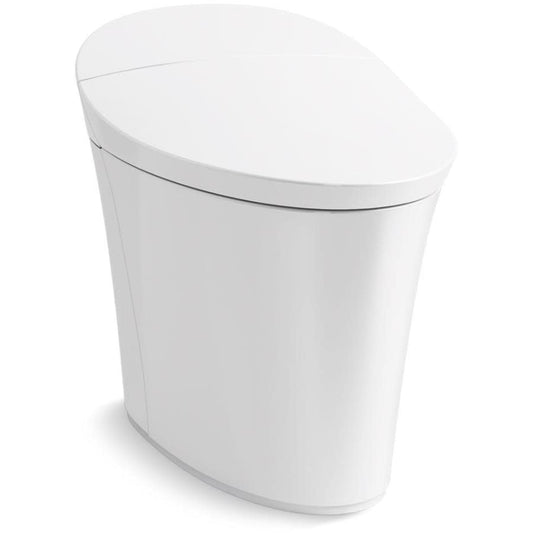 Veil Dual Flush One Piece Elongated Chair Height Intelligent Toilet - Seat Included with Quiet Close Lid