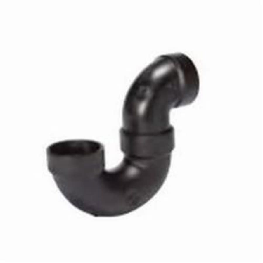 DWV P-Trap, 1-1/2 in, Hub, ABS