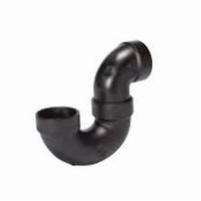 DWV P-Trap, 1-1/2 in, Hub, ABS