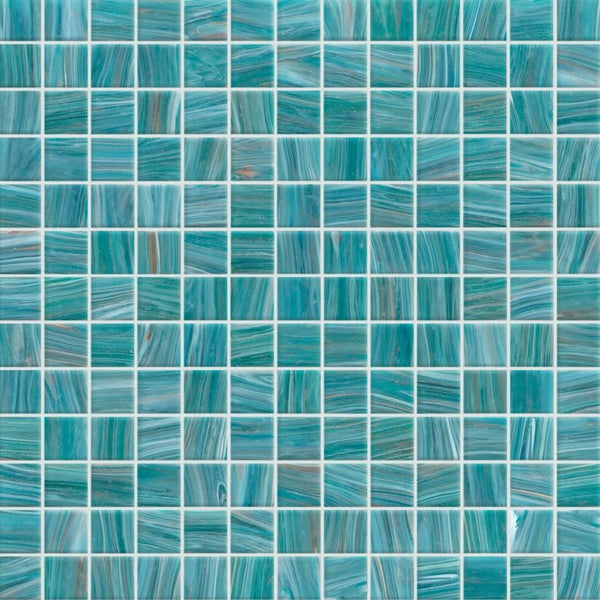 SWIRL TEAL GL MO 1X1/12X12