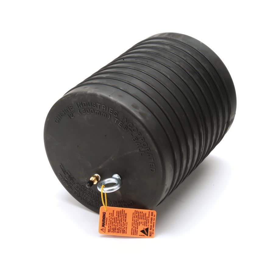 Pneumatic Pipe Plug, 12 in Pipe, 17 psi, Natural Rubber