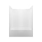 Everyday 1-Piece Tub & Shower, 80 x 60 in, Right Hand Drain, White