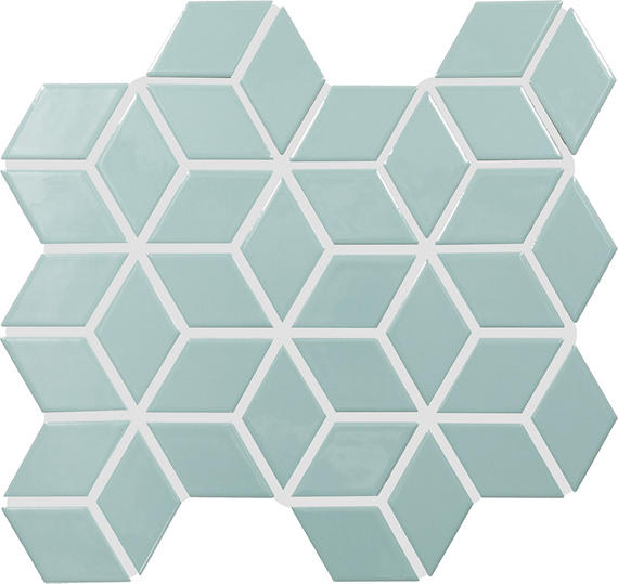 Color Wheel Retro Spa Chevron 2X3 Glossy