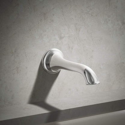 Artifacts Non Diverter Wall Mounted Tub Spout with Flare Design