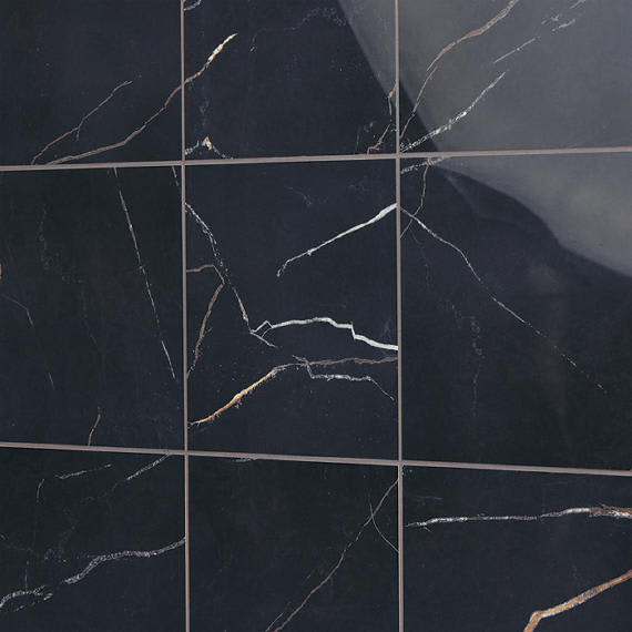 Perpetuo Infinite Black Square 24X24 Polished