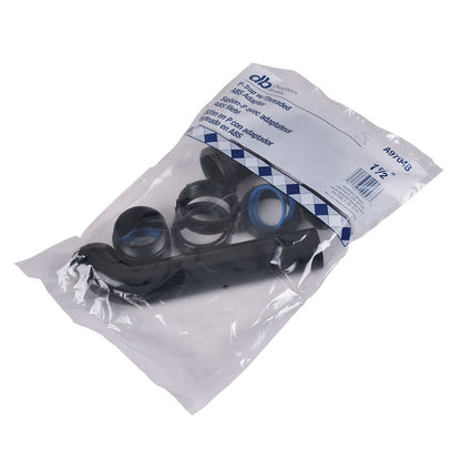 Tubular P-Trap, 1-1/2 in, Black