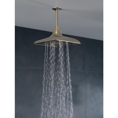 Essential 6" Ceiling Mounted Shower Arm and Square Flange