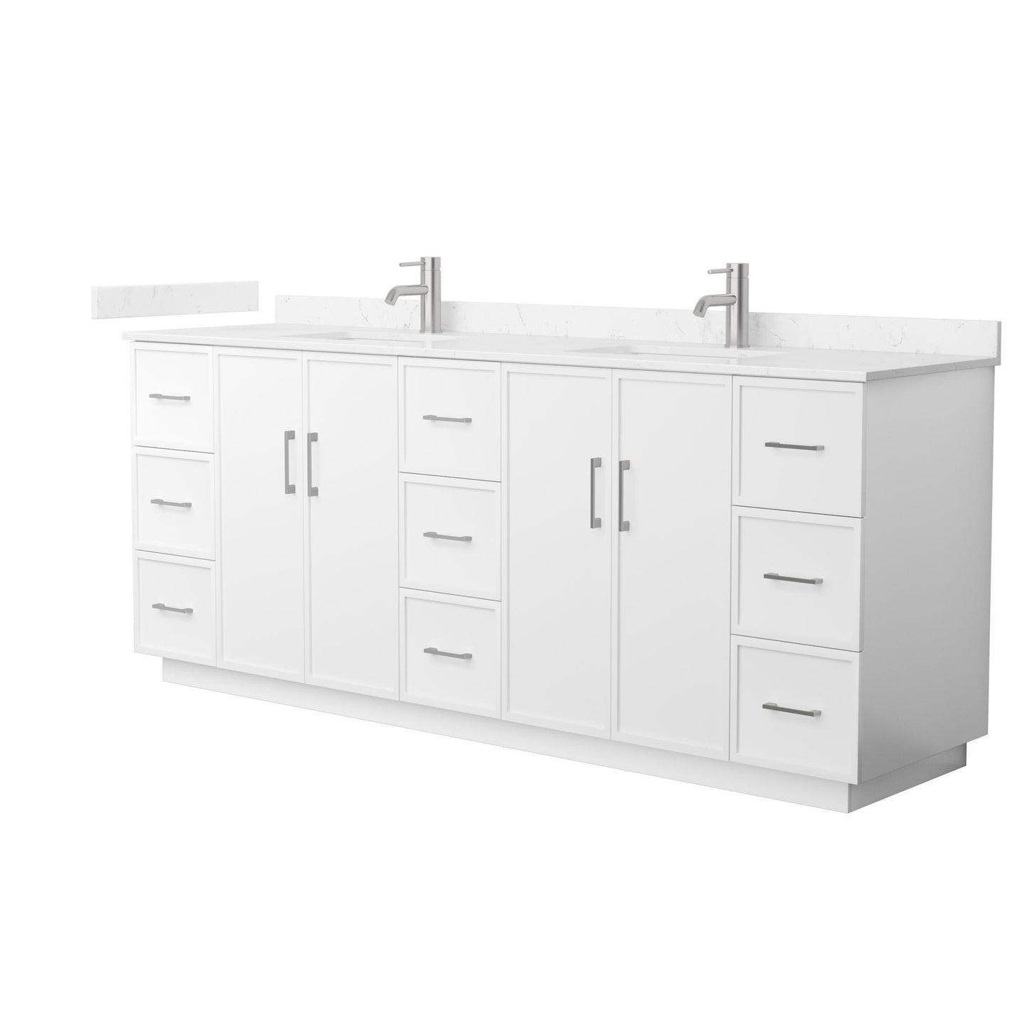 Elan Double Bathroom Vanity with Toe Kick - 84W x 35H x 22D