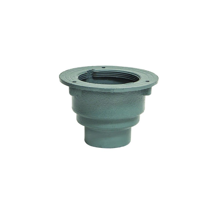 FD-200 Floor Drain Body, 3 in Outlet, No Hub