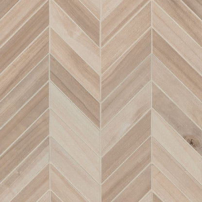 Havenwood Beige Chevron Mosaic 12X15