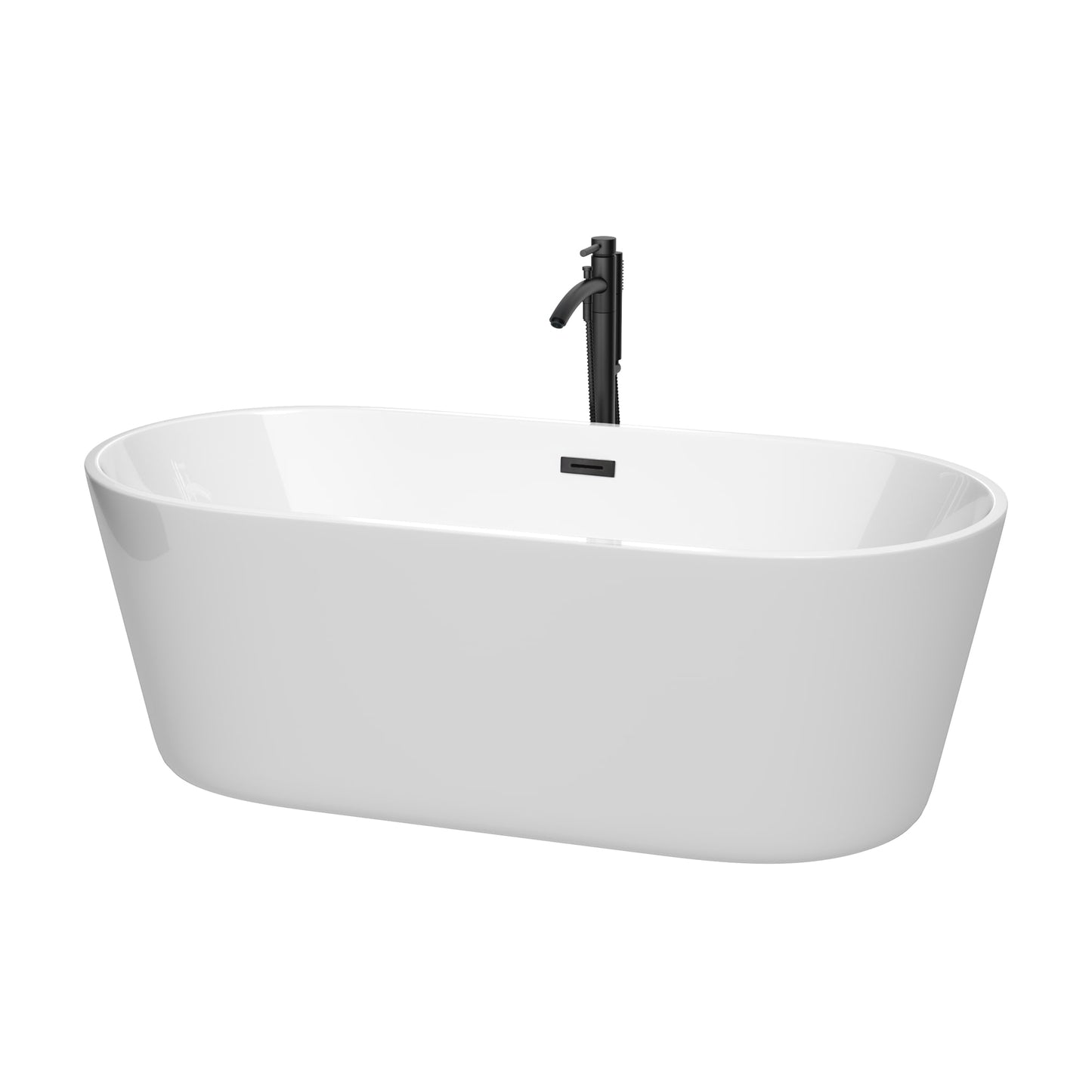 Carissa CD Freestanding Bathtub - 67W x 23H x 31.5D