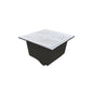 Floor Sink Body, 12 x 12 x 6 in, Square, 2 in, No Hub