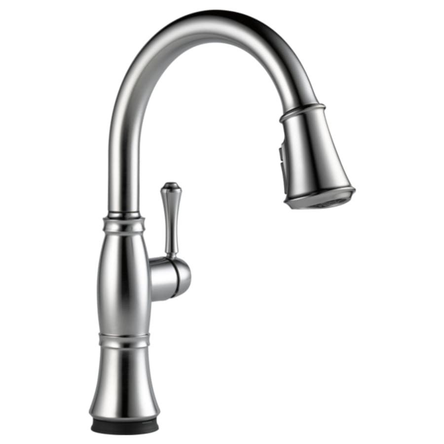 Cassidy Pull-Down Kitchen Faucet with On/Off Touch Activation and Magnetic Docking Spray Head and ShieldSpray - Includes Lifetime Warranty