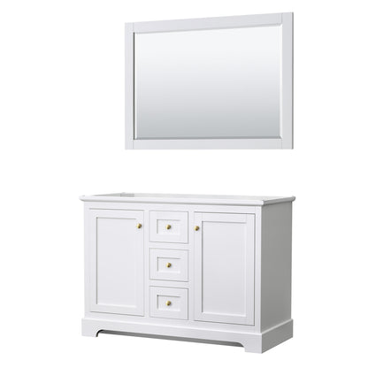 Avery Double Bathroom Vanity - 47.25W x 34.25H x 21.75D