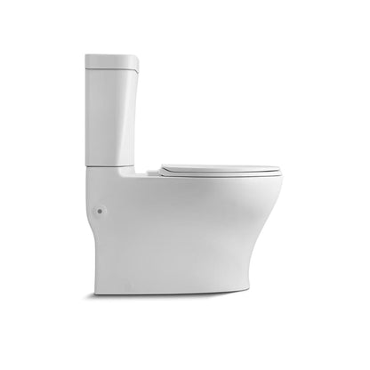 Brevia Q2 Elongated Closed-Front Toilet Seat with Quick-Release and Quick-Attach Hinges