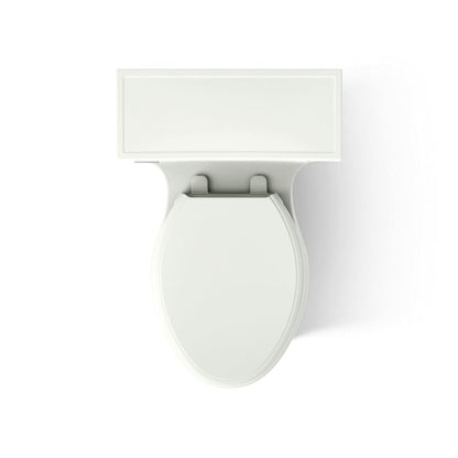 Memoirs 1.28 GPF Compact Elongated One-Piece Comfort Height Toilet with AquaPiston and Glenbury Quiet-Close Seat Included