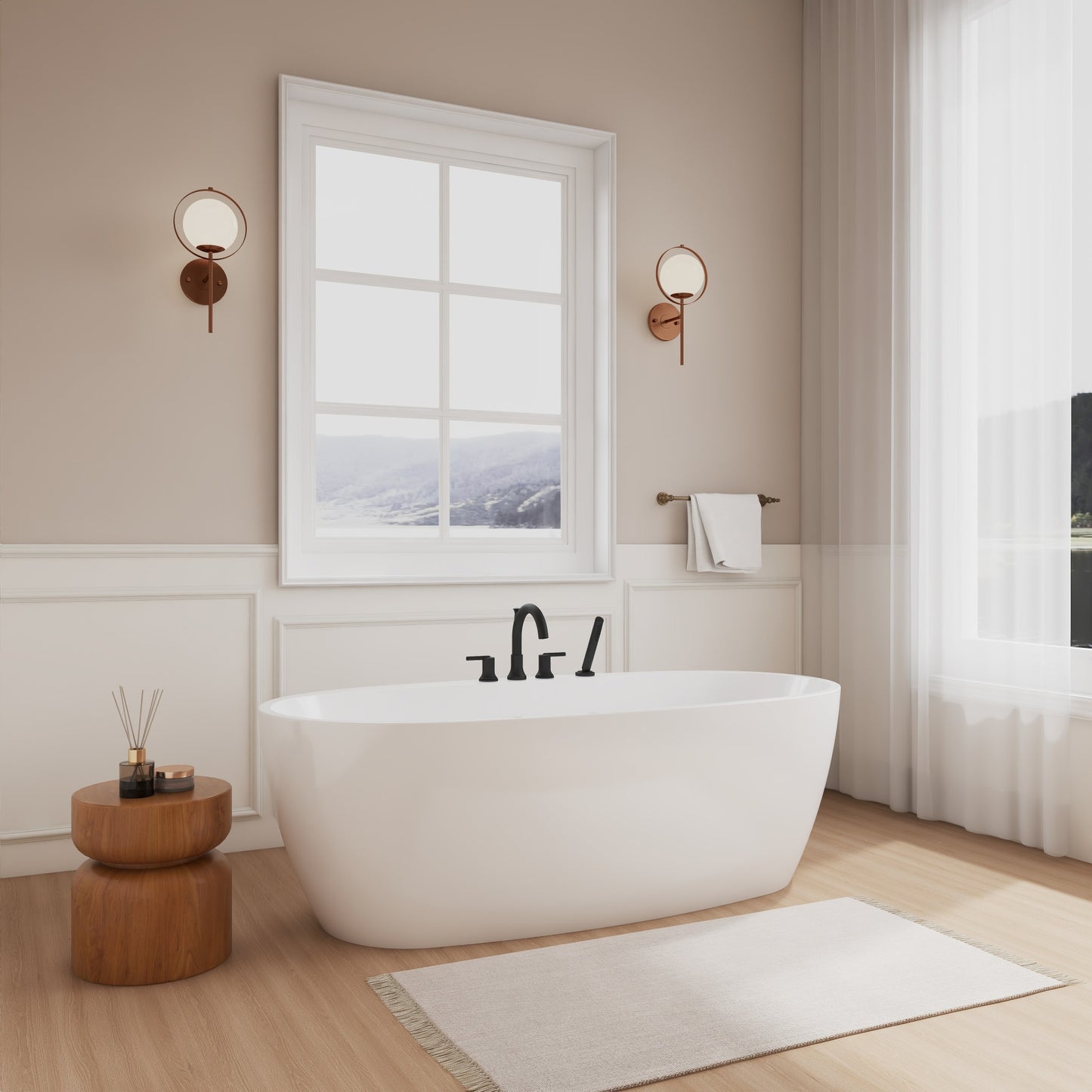 Astrid Freestanding Bathtub - 67W x 22H x 31.5D
