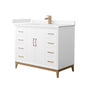 Amici Single Bathroom Vanity - 42W x 35.25H x 22D